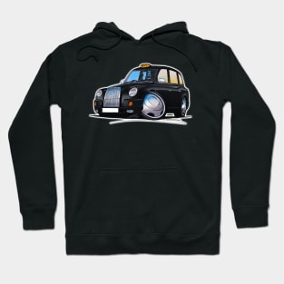 London TX4 Taxi Cab Black Hoodie